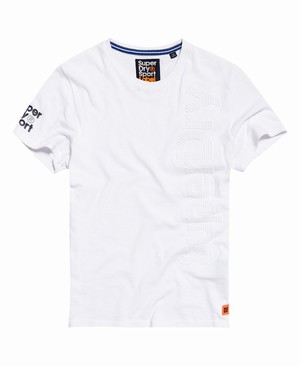 Superdry Sport Core Férfi Pólók Fehér | TRFSE5492